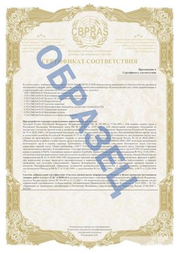 Образец Приложение к СТО 01.064.00220722.2-2020 Томск Сертификат СТО 01.064.00220722.2-2020 